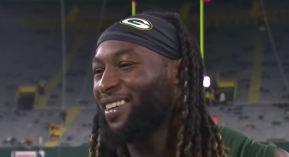 Aaron Jones’ Memorable MNF Performance Was Fueled By His Father’s Passing