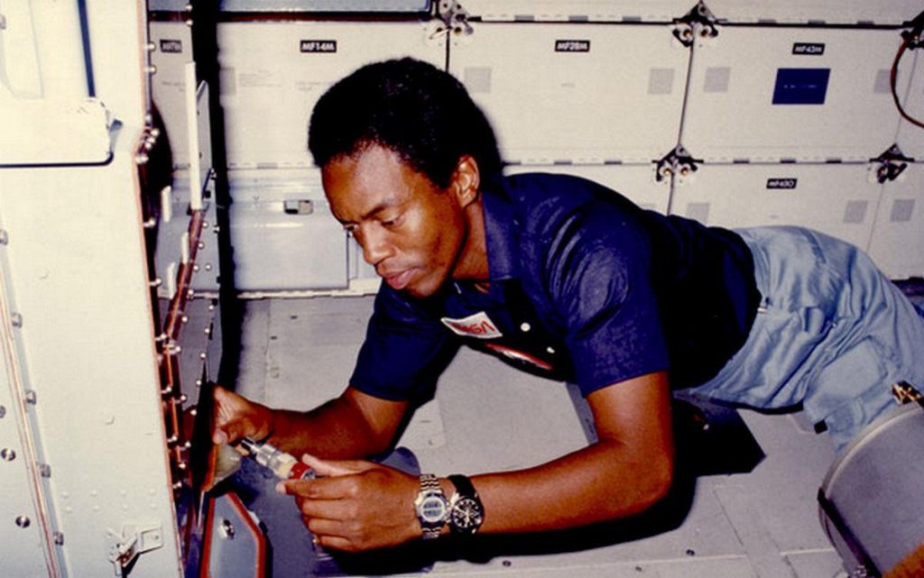 Guion Bluford's 1983 mission on the space shuttle Challenger made history.